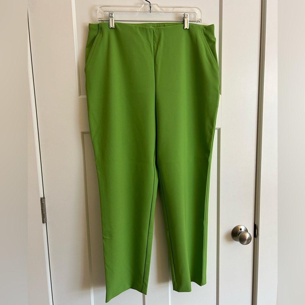 Rachel Zoe nearly new kiwi green pants